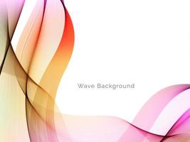 colorful motion wave style abstract background vector