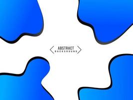 Abstract geometric blue wavy motion gradient curve pattern design background vector