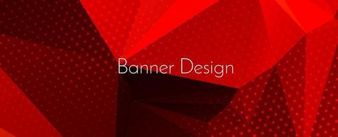 Fondo de patrón de banner de diseño decorativo moderno geométrico abstracto vector