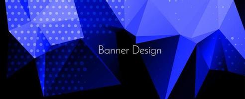 Fondo de patrón de banner de diseño decorativo moderno geométrico abstracto vector