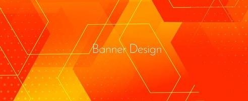 Fondo de banner de diseño de patrón moderno dinámico geométrico brillante abstracto vector