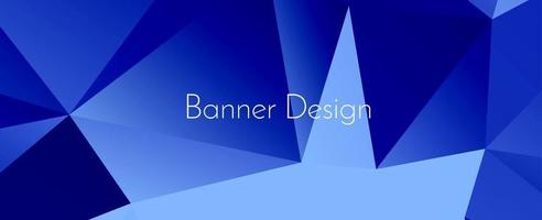 Fondo de banner de diseño decorativo geométrico elegante abstracto vector