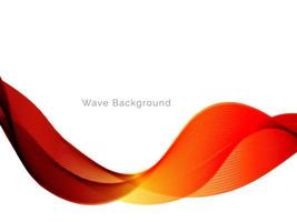 Dynamic red modern stylish wave decorative pattern shape background vector