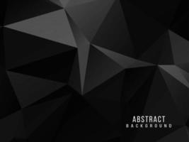Dark geometric black abstract background elegent design pattern vector