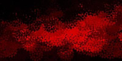 Dark red vector background with polygonal forms.