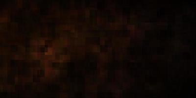 Dark Brown vector template with rectangles.