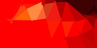 Light red, yellow vector gradient polygon layout.
