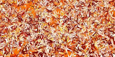 Light yellow vector background with triangles.