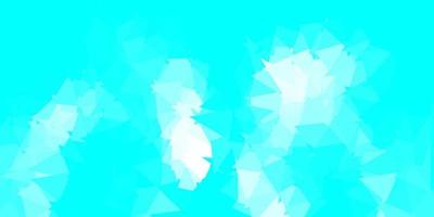 Light blue, green vector triangle mosaic background.