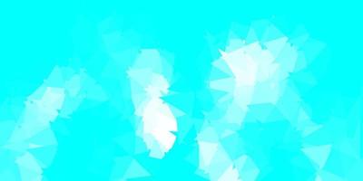 Light blue, green vector triangle mosaic background.