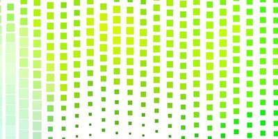 Light Green vector background with rectangles.