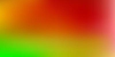 Light green, red vector blurred pattern.