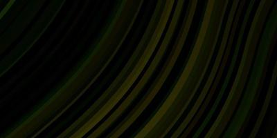 Dark Green, Yellow vector layout with wry lines.
