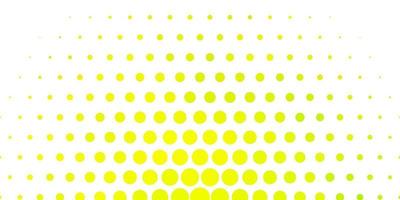 Light Green, Yellow vector layout with circle shapes.