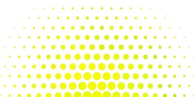 Light Green, Yellow vector layout with circle shapes.