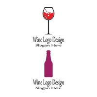 Wine Logo Template vector symbol nature