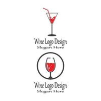 Wine Logo Template vector symbol nature