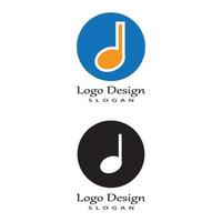 Music note Icon Vector illustration design