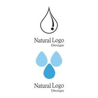 Water drop Logo Template vector illustration design