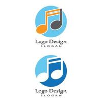 Music note Icon Vector illustration design