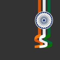 ilustración del feliz día de la república de india vector