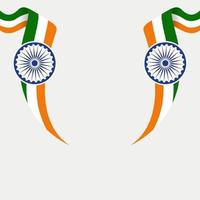 ilustración del feliz día de la república de india vector