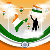 Illustration of Happy India Republic day vector