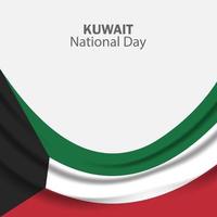 celebración del día nacional de kuwait vector