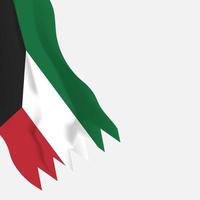 Celebration of Kuwait national day vector