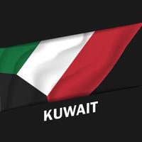 Celebration of Kuwait national day vector