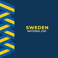 Vector illustration of sweden independence day.  Sweden National Day. vector illustration