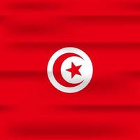 Vector of Independence Day with Tunisia Flags.