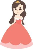 Princess Cartoon Illustration vector