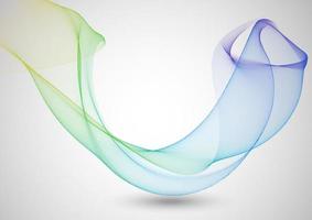 Abstract background with a flowing lines design vector