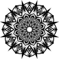 Circular pattern mandala art vector