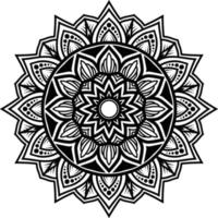 arte de mandala patrón circular vector