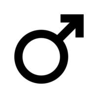 Simple illustration of Mars symbol Concept of gender symbols vector