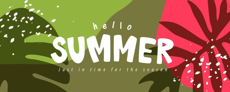Colorful Summer background layout banners design.Colorful Summer background layout banners design. Horizontal poster, greeting card, header for website vector