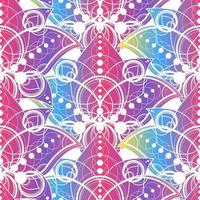 Gilding natural seamless pattern with lotus flowers vector