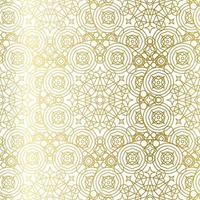 Golden Luxury Art Mandala Boho Seamless Pattern vector