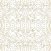 Floral lace seamless pattern. Flourish stylish tile ornament palm leaf fractal background. Abstract geometric flourish retro texture. vector