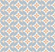 Floral damask seamless ornament. Retro brocade background, oriental ethnic flourish retro texture. Abstract geometric pattern vector