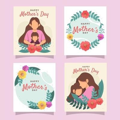 Happy Mother's Day Greeting Card Design Collection