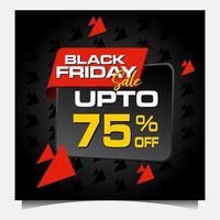 Black Friday super sale vector