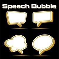 Speech Bubble Set vector