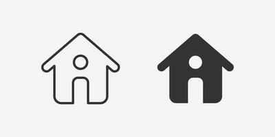 vector illustration of home icon