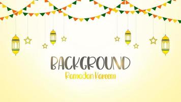 Abstract colorful background about ramadan vector