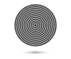 Concentric circle elements. Element for graphic web design, Template for print, textile, wrapping, decoration - vector illustration