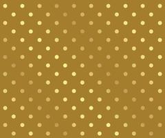 Gold polka dots pattern, colorful holiday background - vector abstract background