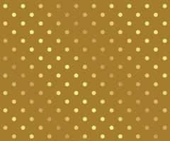 Gold polka dots pattern, colorful holiday background - vector abstract background